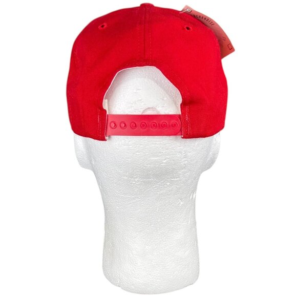 Jackie Robinson 50th Anniversary Red Snapback Cap By New Era Medium-Large NWT - Picture 3 of 9